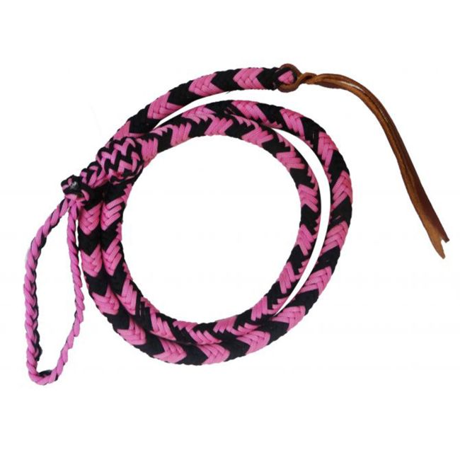 Showman Braided nylon Over &amp; Under whip #4