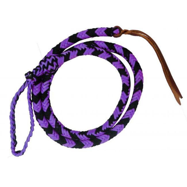 Showman Braided nylon Over &amp; Under whip #5