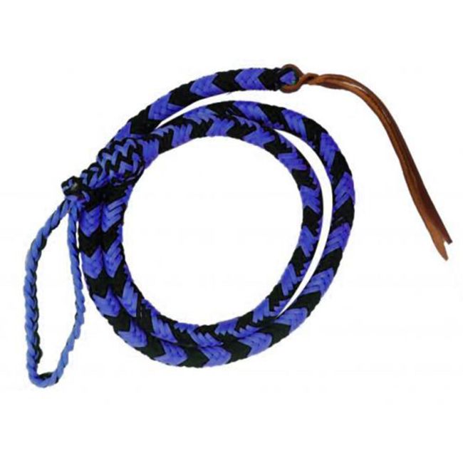 Showman Braided nylon Over &amp; Under whip #6