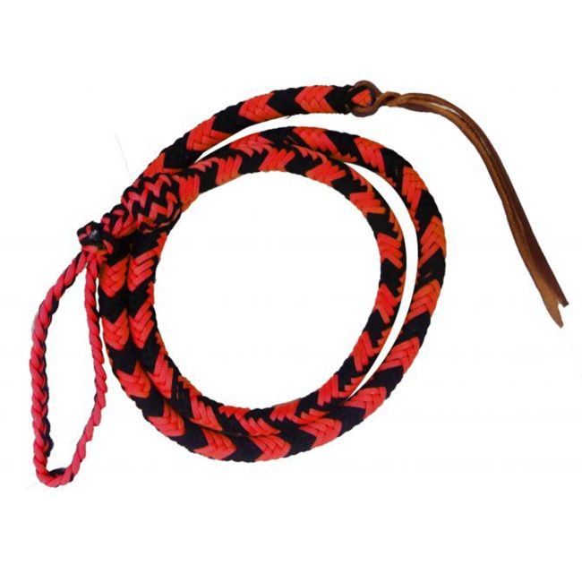 Showman Braided nylon Over &amp; Under whip #7