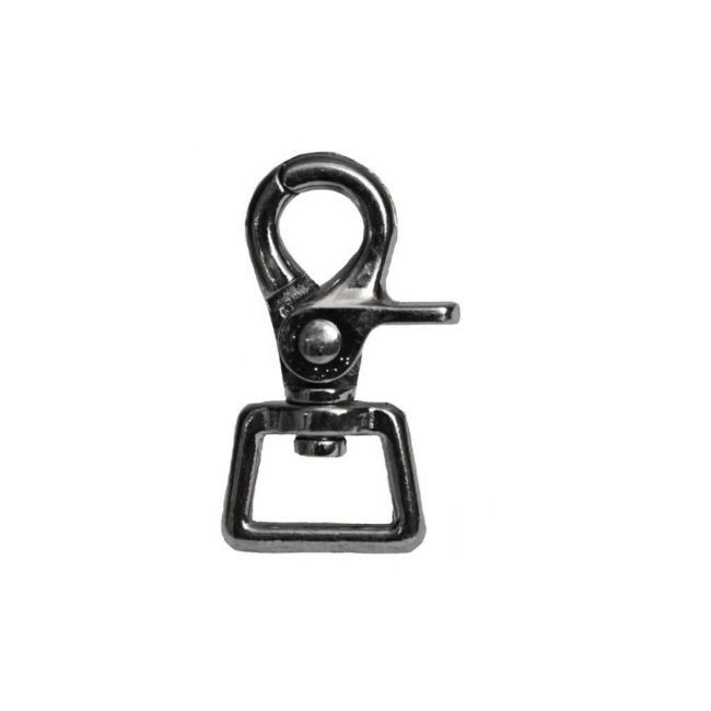 0.75" x 2.5" scissor snap with square end eye