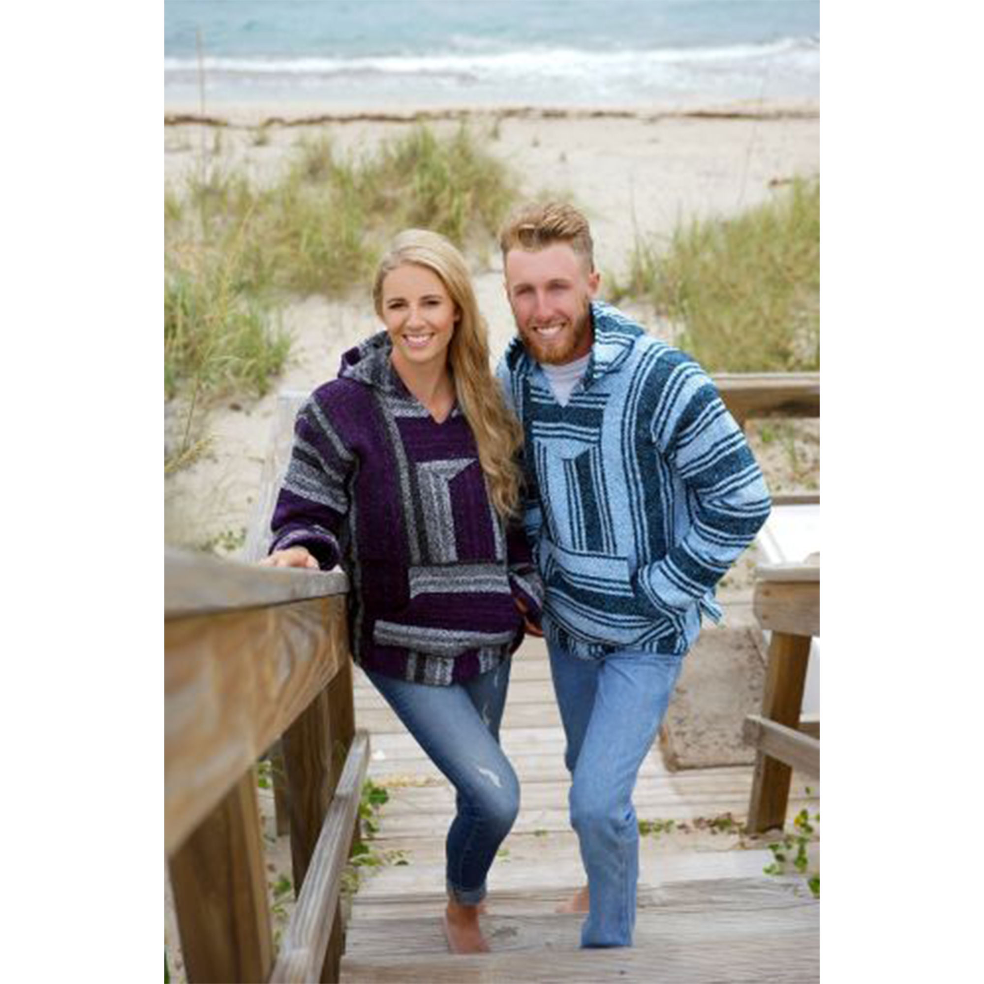 Shiloh Stables and Tack The Earth Ragz Baja Joe Hoodies. Each Baja Jacket is made of 100 Recycled Fibers that makes our mexican sweater warm comfortable and environmentally friendly. Our Baja Pullover