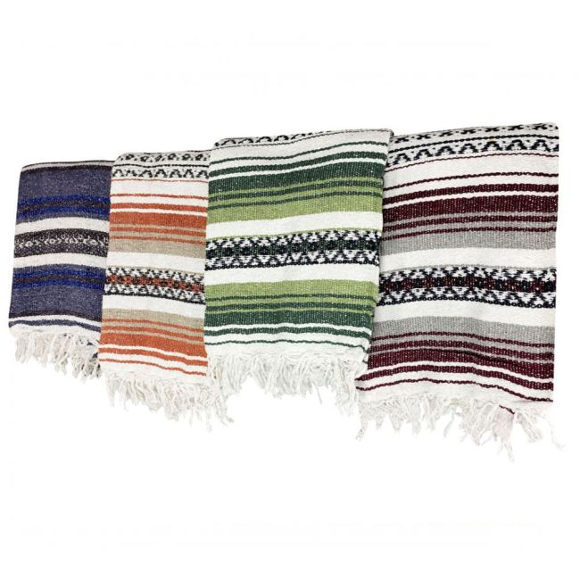 Mexican style sarape blankets