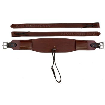 Showman heavy duty medium leather backrigging 5"