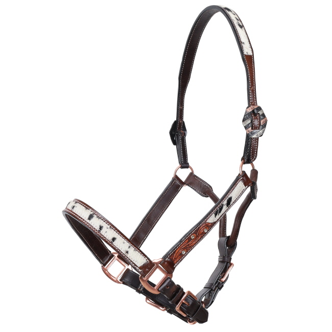 Showman Western Luxe Series Iris Leather Halter