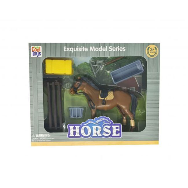 Plastic Toy Horse with Various Barn Accessories #2