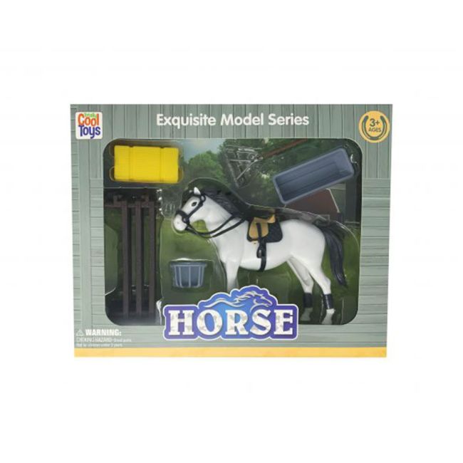 Plastic Toy Horse with Various Barn Accessories #3