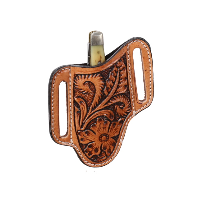 Showman Floral Tooled Knife Sheath #2