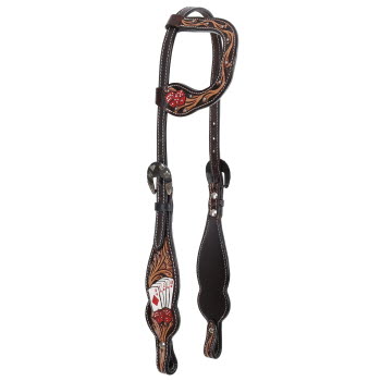 Showman Diamond Flush One Ear Headstall