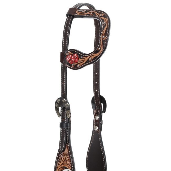 Showman Diamond Flush One Ear Headstall #2