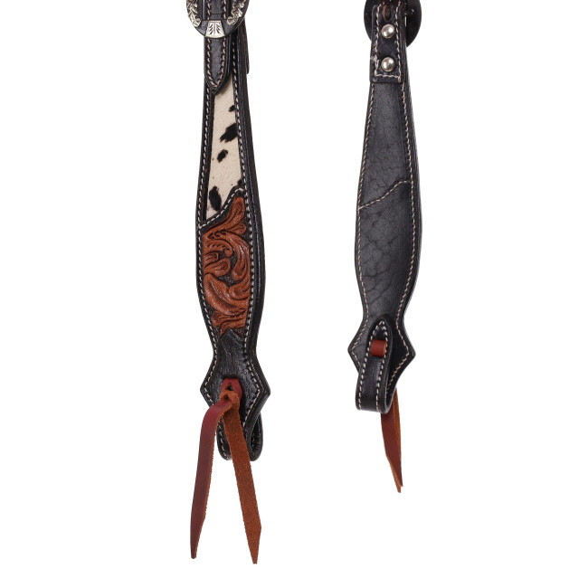 Showman Hide and Tool One Ear Headstall #3