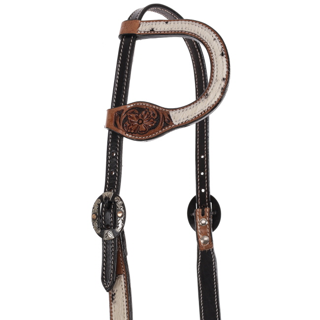 Showman Cowhide One Ear Headstall #2