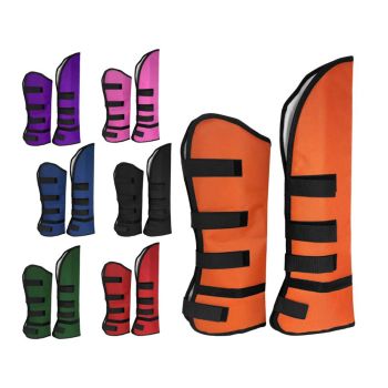 Showman Shipping Boots with Velcro Closure