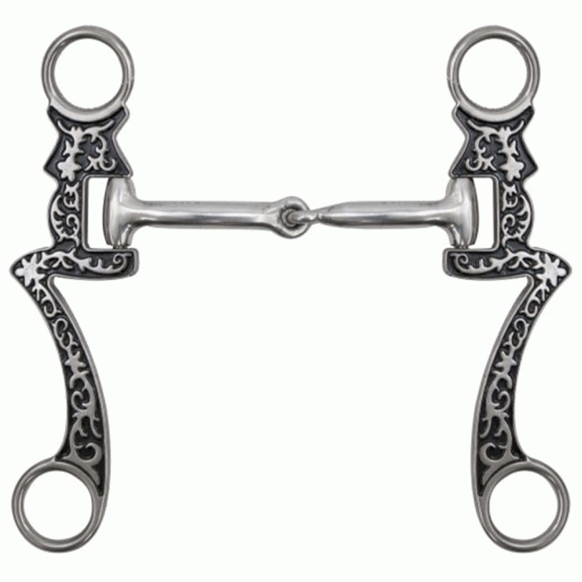 Showman 5" Stainless Steel Seven Cheek Snaffle Bit