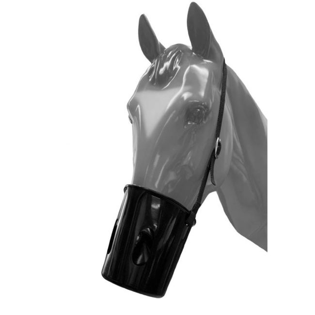 Black Plastic Muzzle with Nose &amp; Mouth Vents