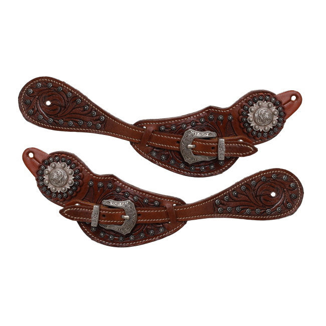 Showman Men's Shootout Spur Straps