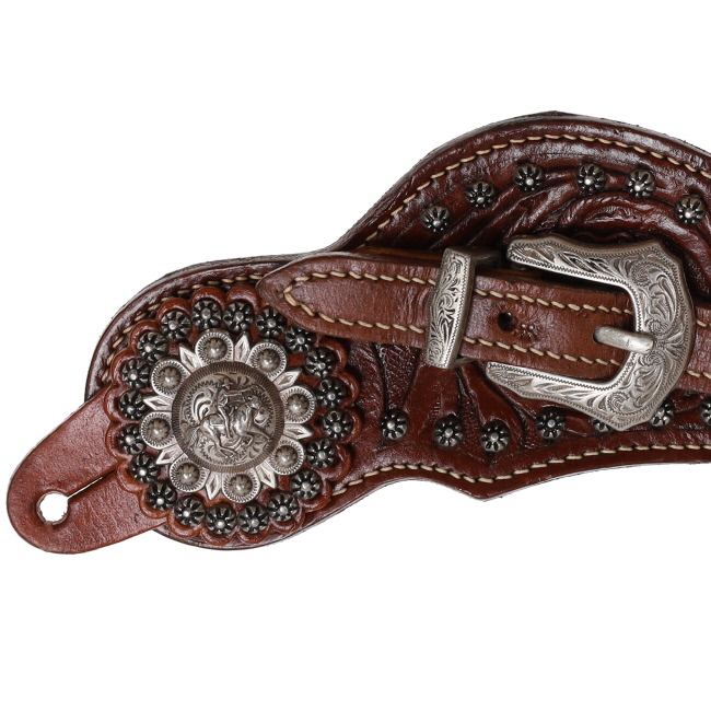 Showman Men's Prairie Charger Spur Strap #2