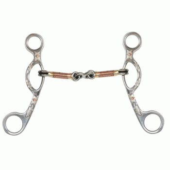 Showman Argentine snaffle with dogbone mouth