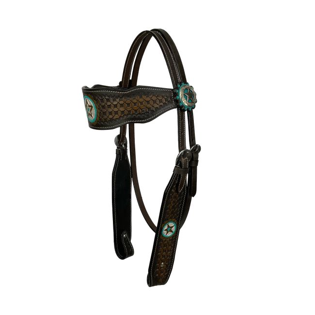 Double T Buckaroo Barrel Style Saddle Set - 12 Inch #4