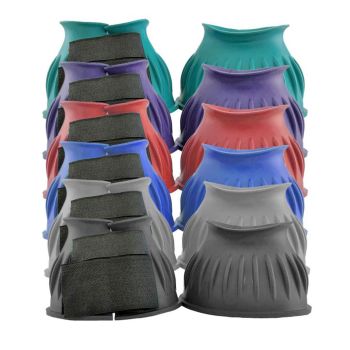 Rubber Bell Boots with Double Velcro Closure