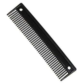 Mane comb. Plastic mane comb measures 2" wide and 9" long