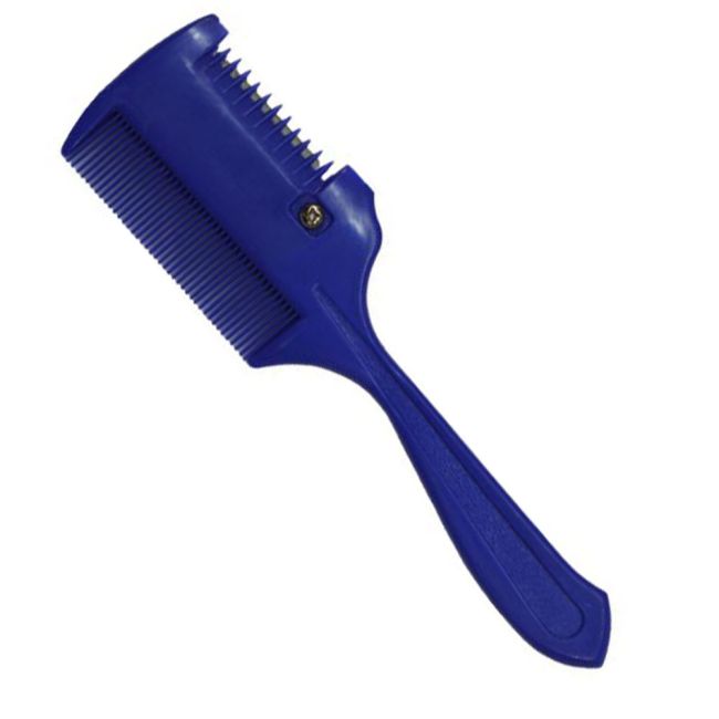 Thinning comb. Plastic comb measures 2" wide and 7.5" long