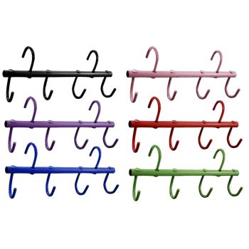 6 hook swivel halter tack bar