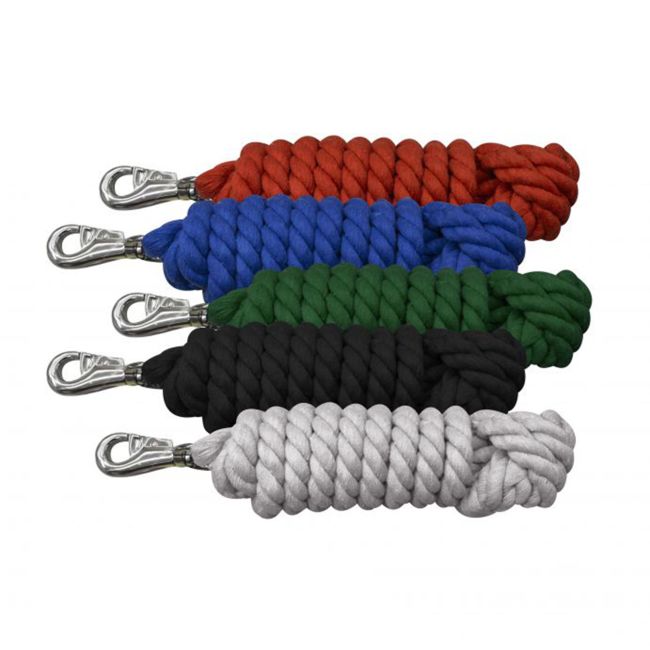 10' Braided Cotton Lead with Bull Snap