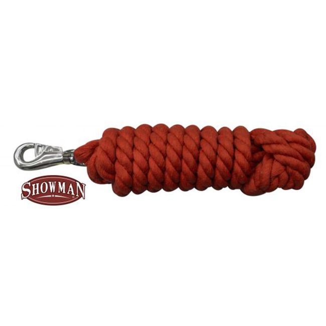 10' Braided Cotton Lead with Bull Snap #5