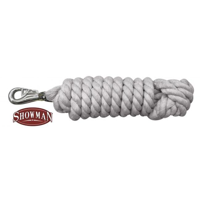 10' Braided Cotton Lead with Bull Snap #6