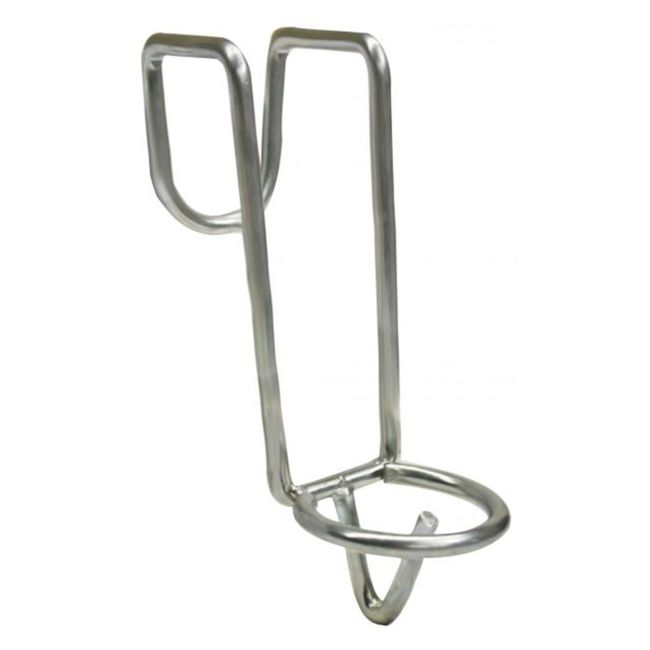 Portable heavy wire bucket hanger