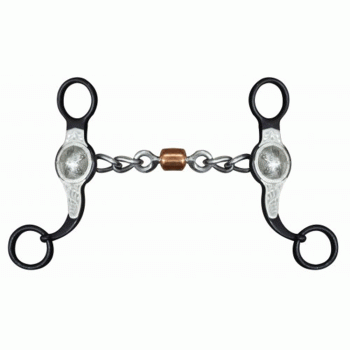 Showman 5" Chain mouth, swivel concho bit