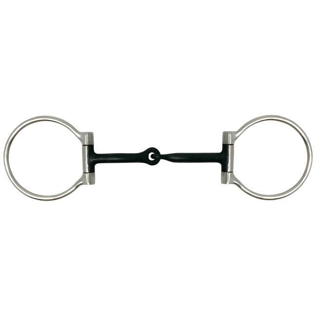Showman Stainless Steel D-Ring 5" Sweet Iron Mouth Snaffle Bit