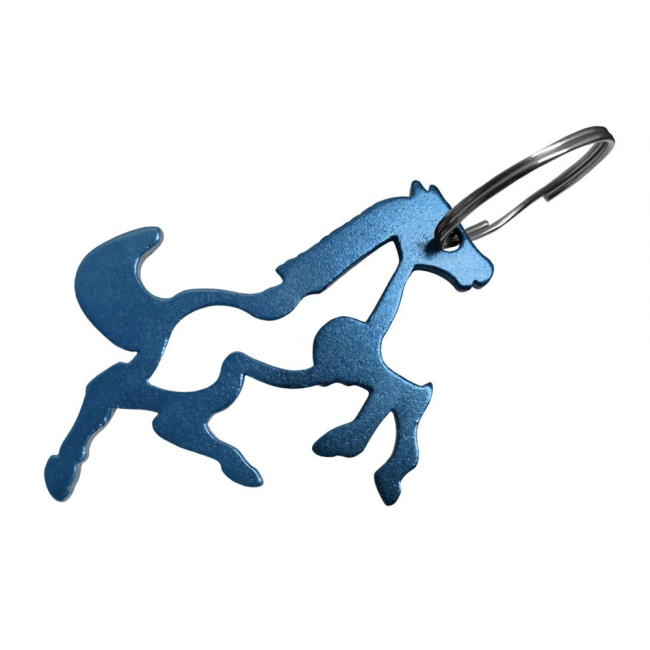 2.5" Aluminum Horse Key Chain and Bottle Opener #8