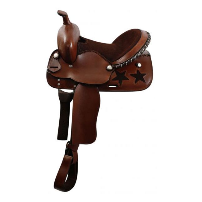 13" Youth Saddle with Suede Leather Seat