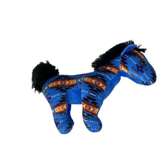 Aztec Print Stuffed 8" Horse #3