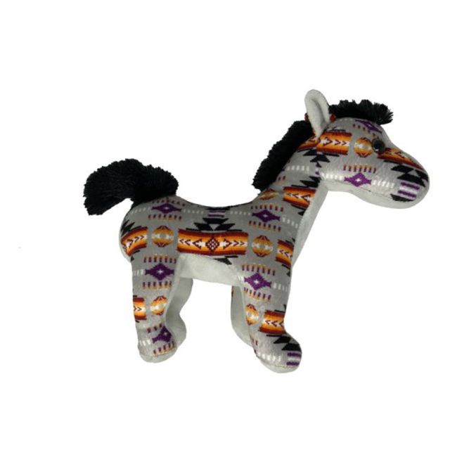 Aztec Print Stuffed 8" Horse #6