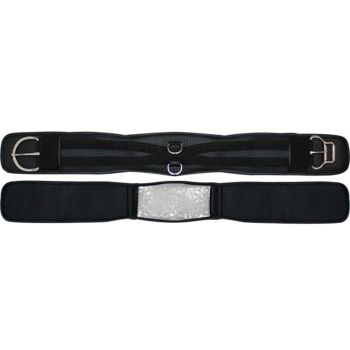 Showman non-slip waffle neoprene girth with gel center and double roller buckle