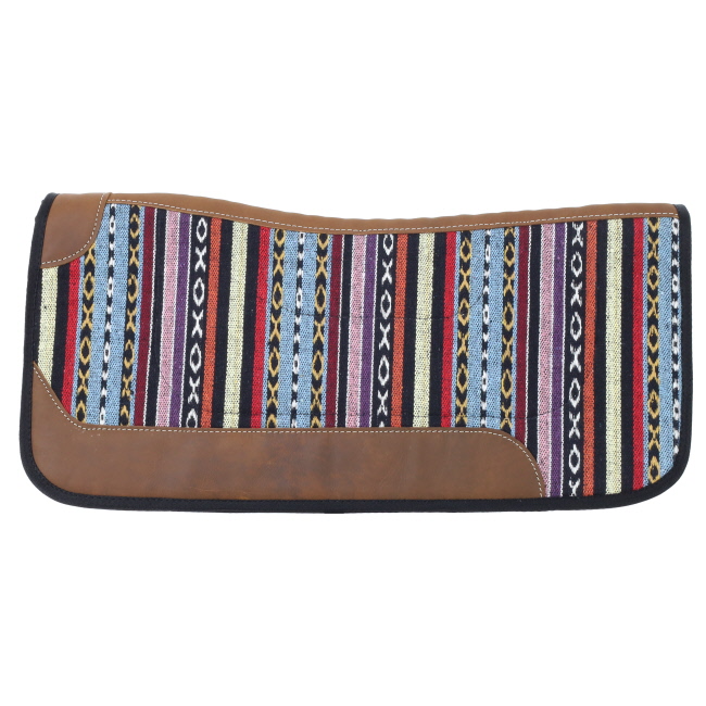 Showman 31" x 32" Radiant Weave Contoured Saddle Pad with Felt Bottom