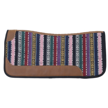 Showman 31" x 32" Bright Horizons Contoured Saddle Pad with Felt Bottom