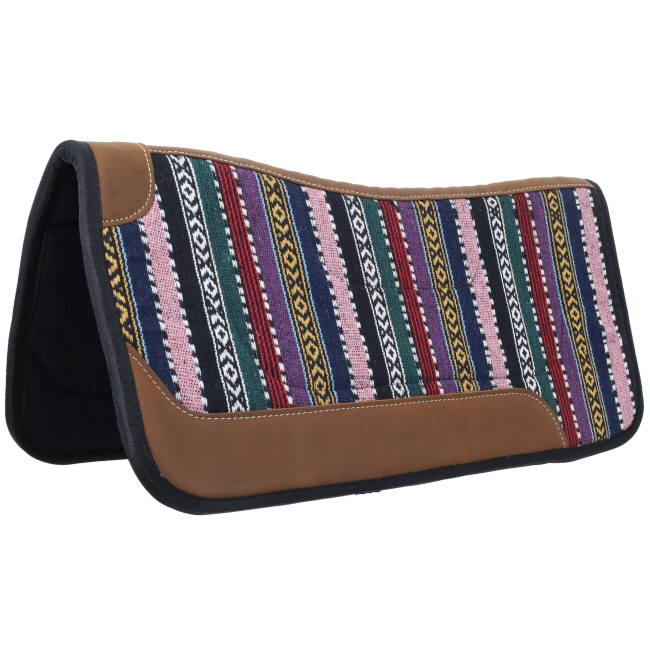 Showman 31" x 32" Bright Horizons Contoured Saddle Pad with Felt Bottom #2