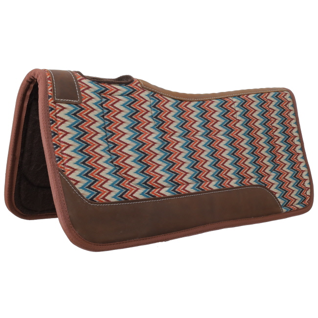 Showman 31" x 32" Shockwave Contoured Saddle Pad with Felt Bottom #2