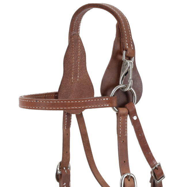 Showman Argentina Cow leather headstall #2