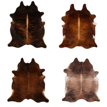 LG/XL Brazilian Brindle Hair on Cowhide Rug - 42.5 - 50 Sq. Ft.