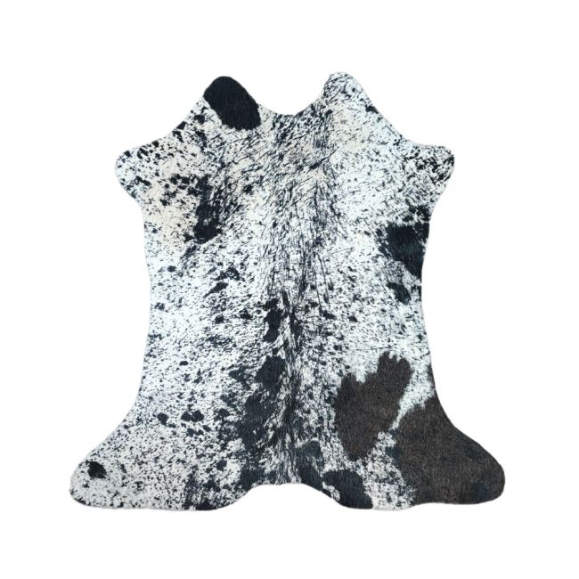 Mini Salt and Pepper Hair on Cowhide Rug - 7-9 Sq. Ft #3