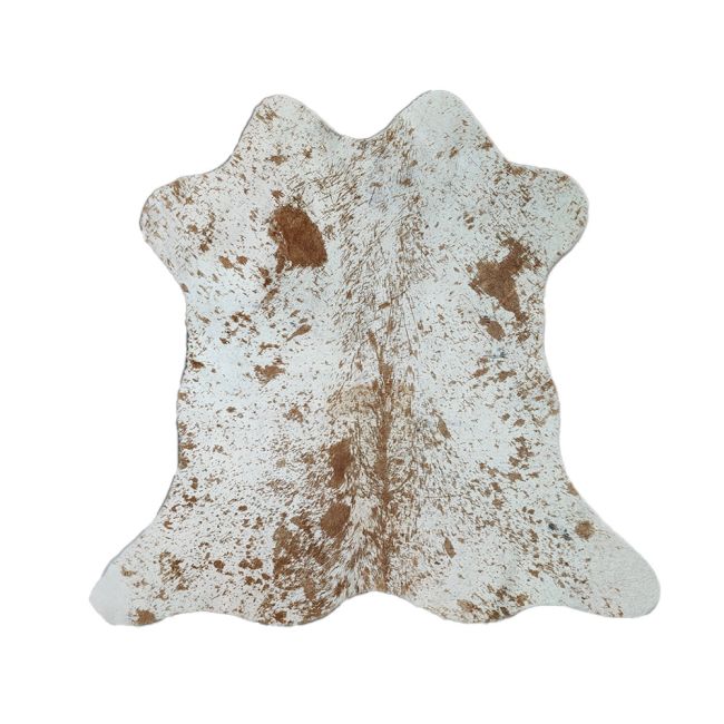 Mini Salt and Pepper Hair on Cowhide Rug - 7-9 Sq. Ft #5