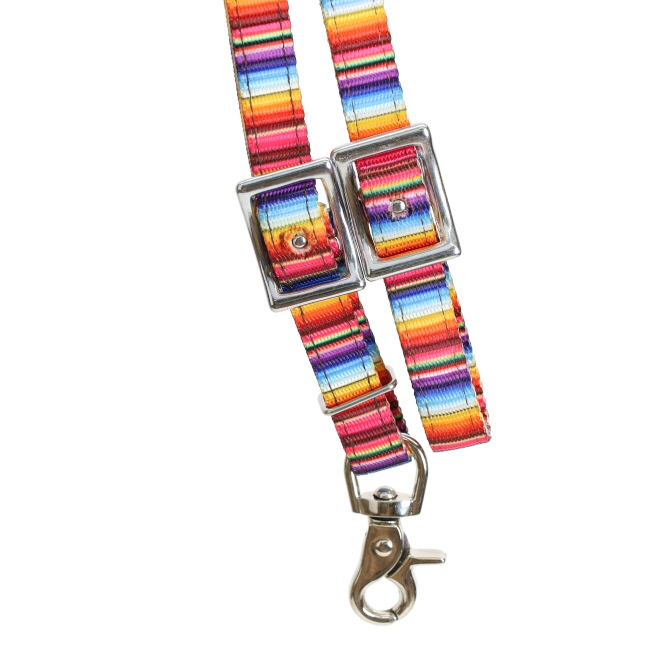 Serape Rolled Nylon Contest Reins #2