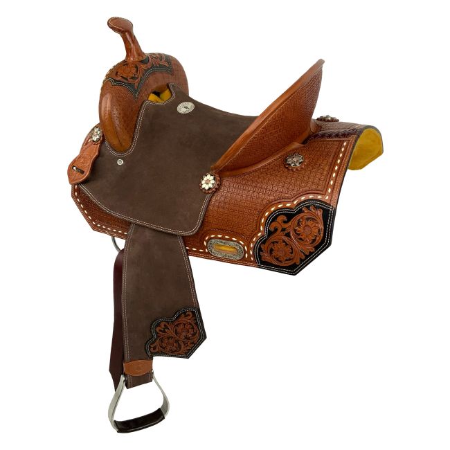 Double T Florence Fusion Barrel Style Saddle - 15 Inch #2