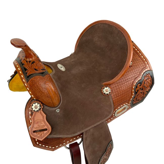 Double T Florence Fusion Barrel Style Saddle - 15 Inch #3