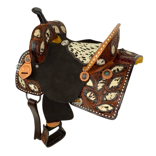 Double T Wilma Longhorn Roper Style Saddle - 13 Inch #2